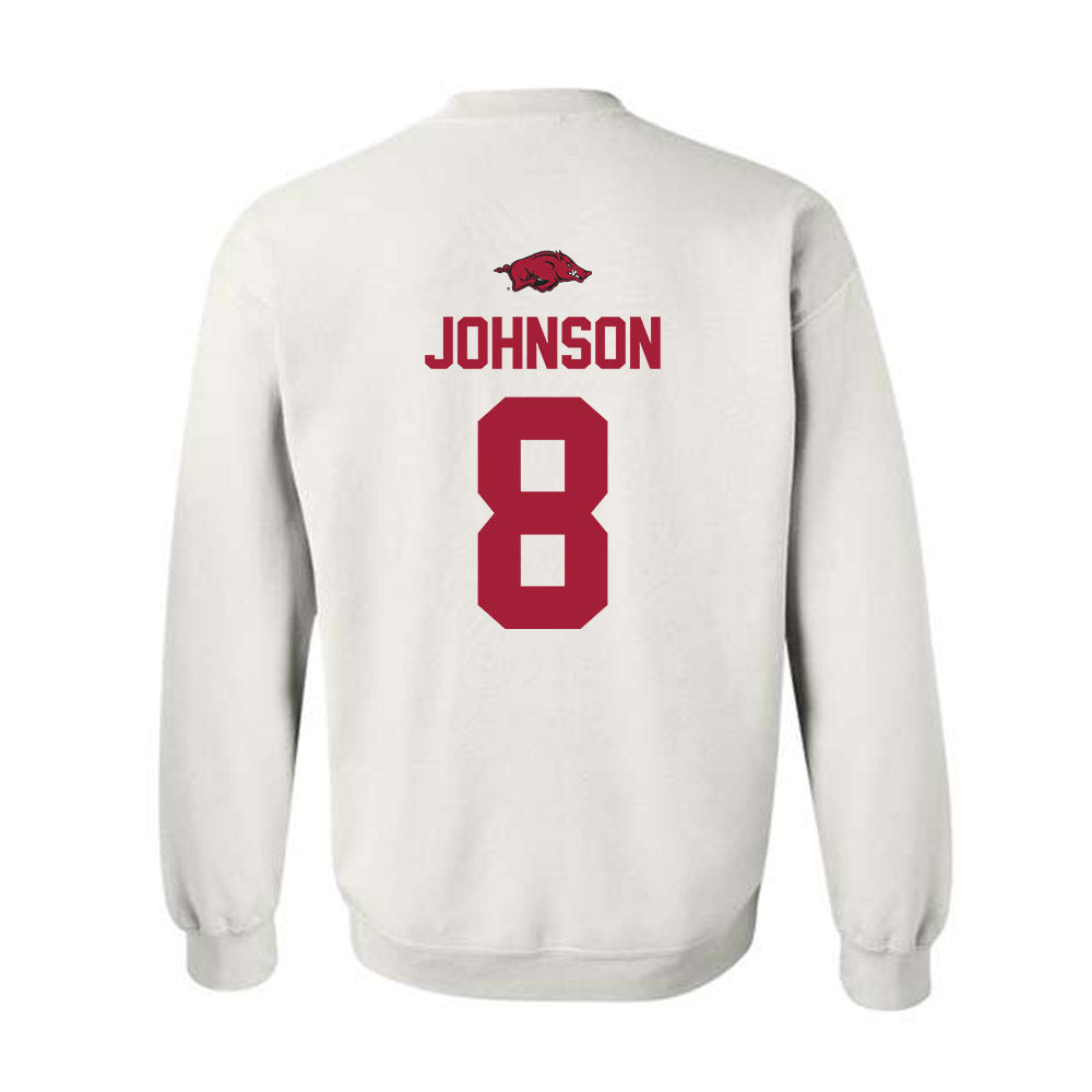 Arkansas - NCAA Football : Jayden Johnson - Classic Shersey Crewneck Sweatshirt-1