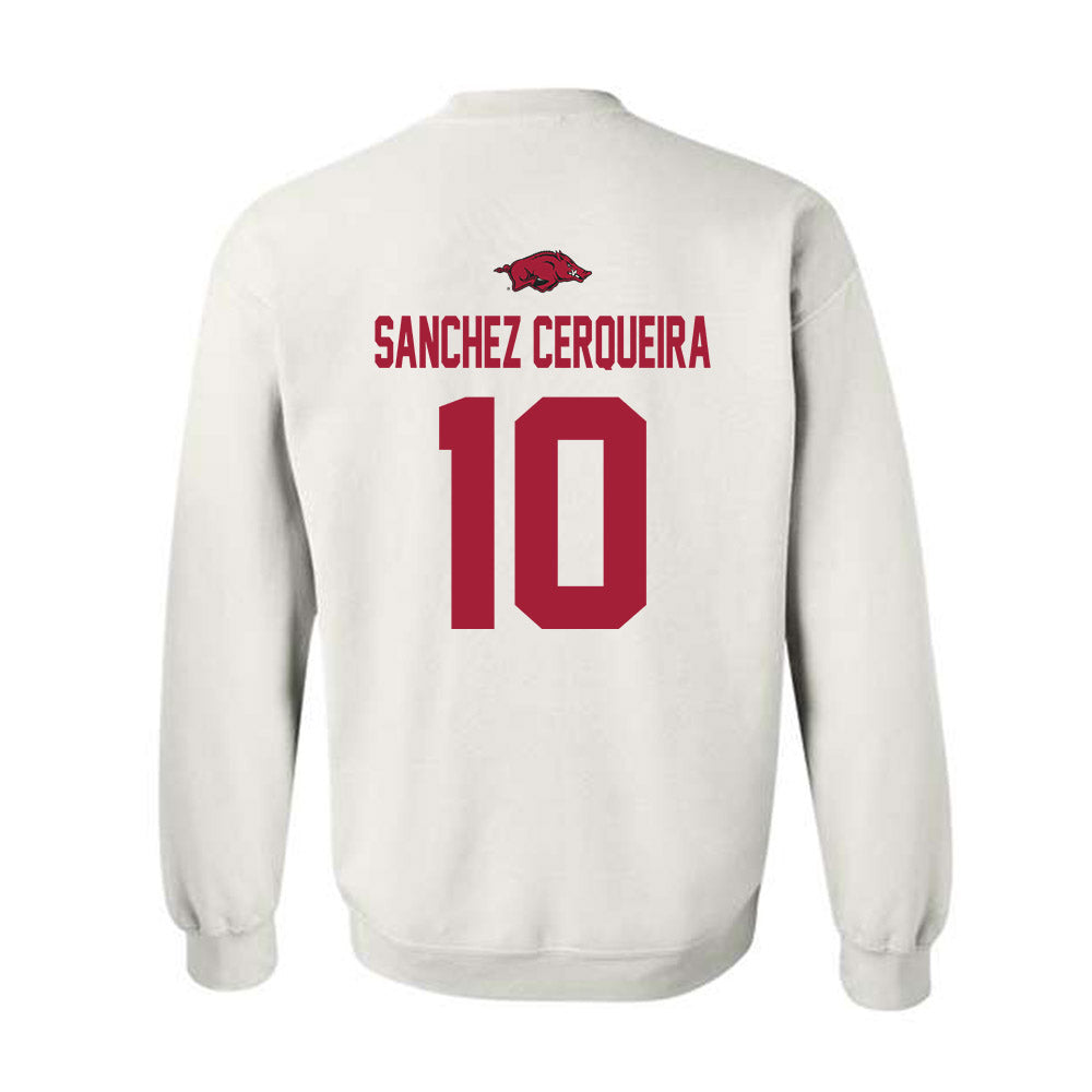 Arkansas - NCAA Women's Basketball : Cristina Sanchez Cerqueira - Classic Shersey Crewneck Sweatshirt-1