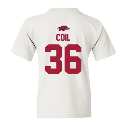 Arkansas - NCAA Baseball : Parker Coil - Classic Shersey Youth T-Shirt-1