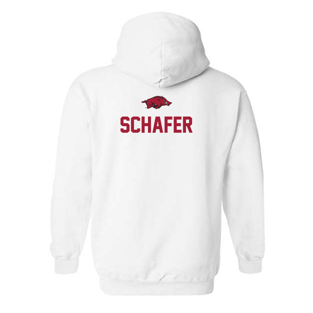 Arkansas - NCAA Women's Tennis : Brooklyn Schafer - Classic Shersey Hooded Sweatshirt-1