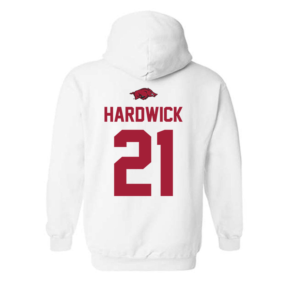 Arkansas - NCAA Softball : Mallory Hardwick - Classic Shersey Hooded Sweatshirt-1