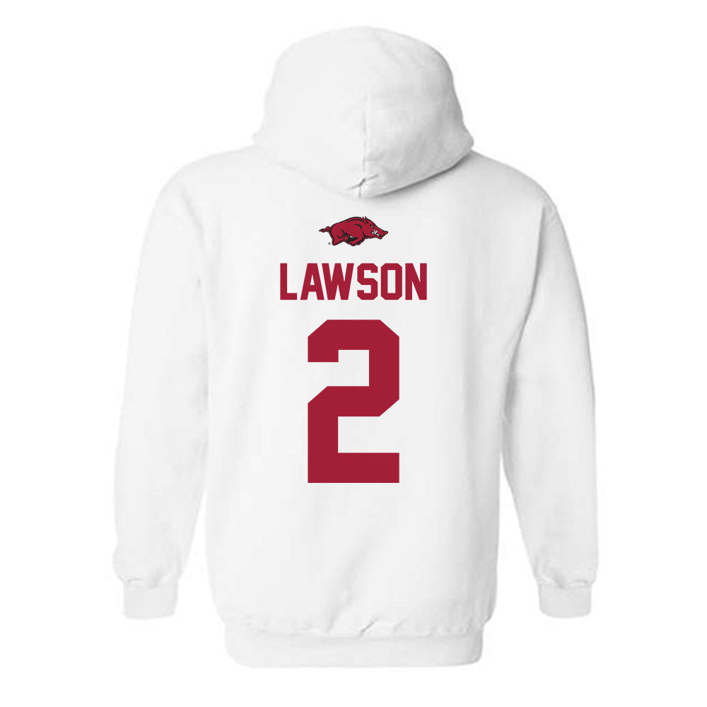 Arkansas - NCAA Women's Volleyball : Jada Lawson - Classic Shersey Hooded Sweatshirt-1