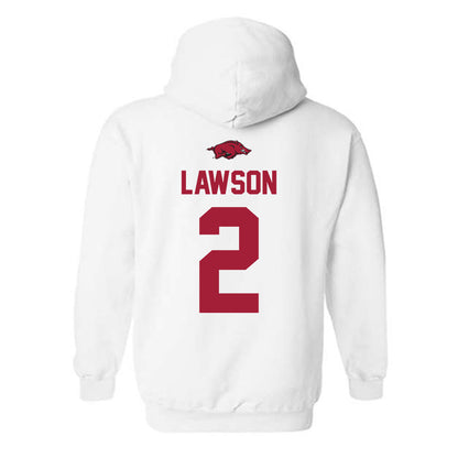 Arkansas - NCAA Women's Volleyball : Jada Lawson - Classic Shersey Hooded Sweatshirt-1