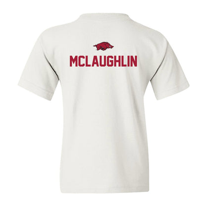 Arkansas - NCAA Men's Golf : Jackson McLaughlin - Classic Shersey Youth T-Shirt-1