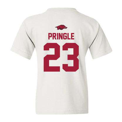 Arkansas - NCAA Men's Basketball : Nick Pringle - Classic Shersey Youth T-Shirt-1