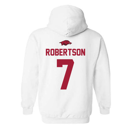 Arkansas - NCAA Women's Volleyball : Kayla Robertson - Classic Shersey Hooded Sweatshirt-1