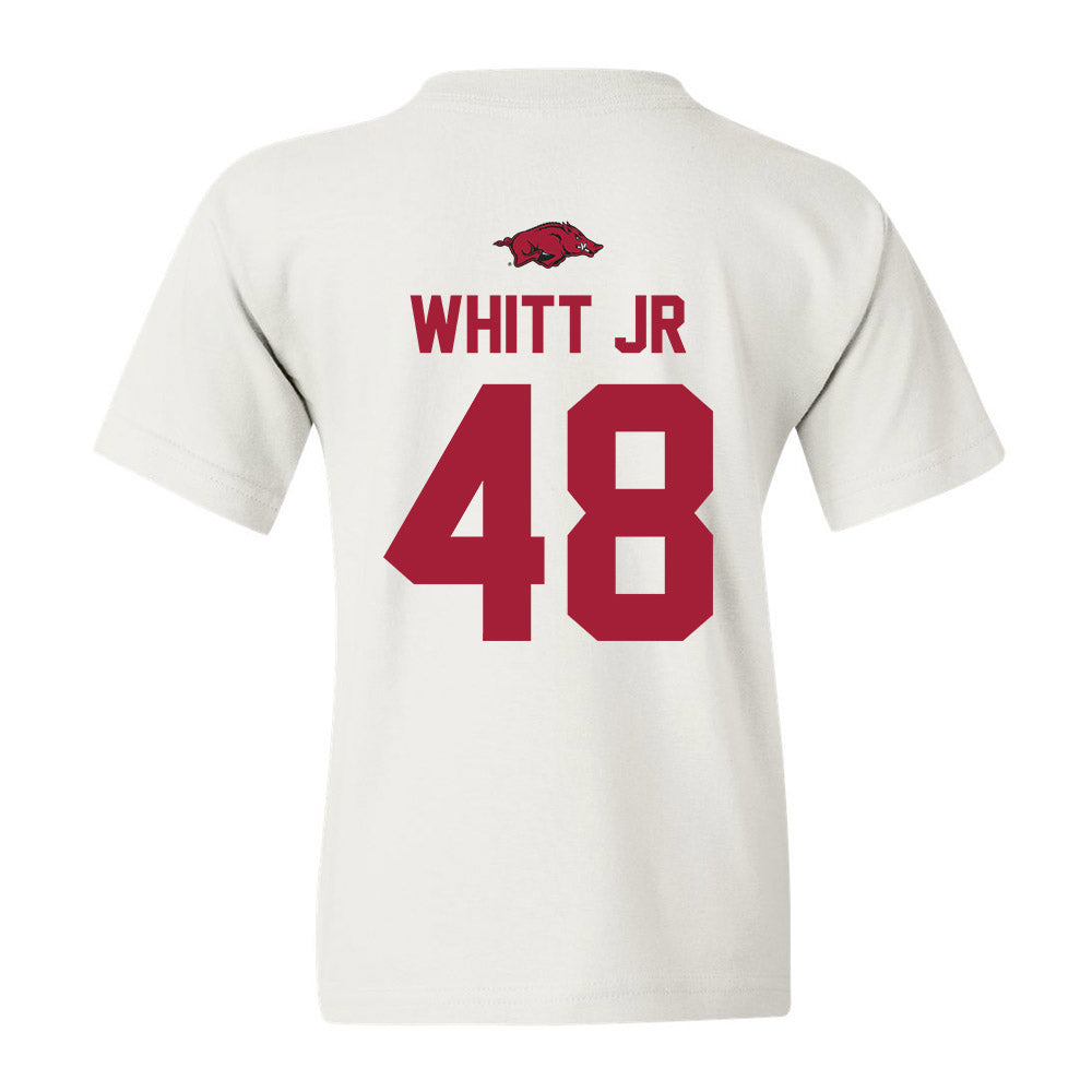 Arkansas - NCAA Football : Joseph Whitt Jr - Youth T-Shirt