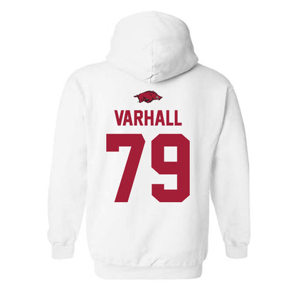 Arkansas - NCAA Football : Tommy Varhall - Classic Shersey Hooded Sweatshirt-1