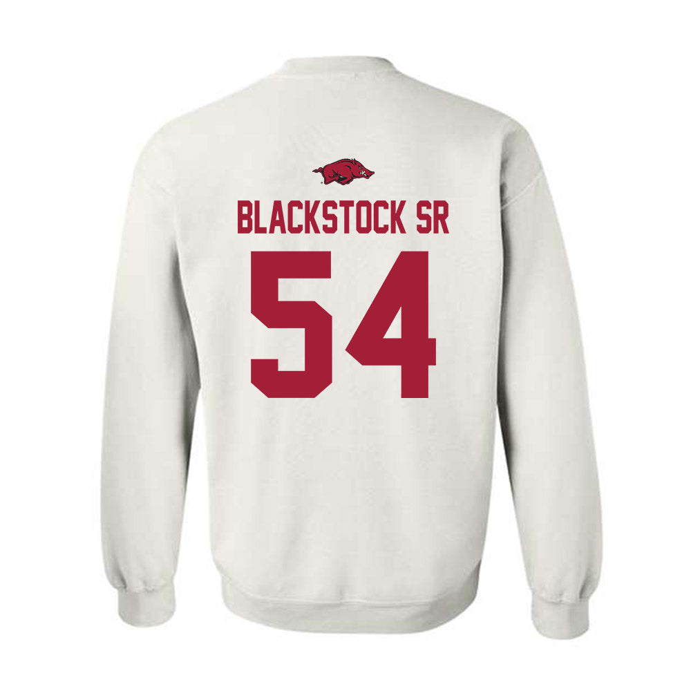 Arkansas - NCAA Football : Keyshawn Blackstock Sr - Classic Shersey Crewneck Sweatshirt-1