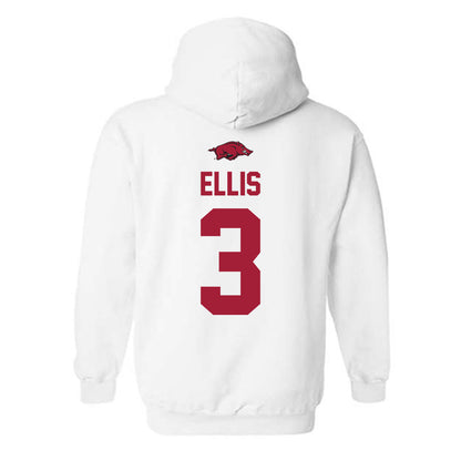 Arkansas - NCAA Men's Basketball : El Ellis - Classic Shersey Hooded Sweatshirt-1