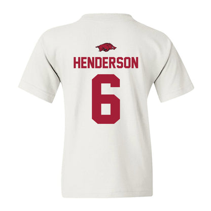 Arkansas - NCAA Football : Kavion Henderson - Classic Shersey Youth T-Shirt-1