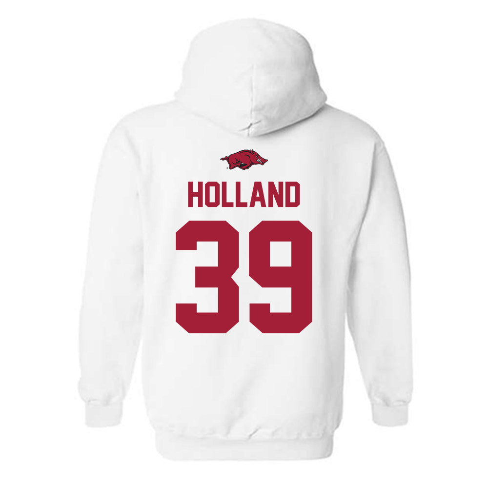 Arkansas - NCAA Baseball : Tucker Holland - Classic Shersey Hooded Sweatshirt-1