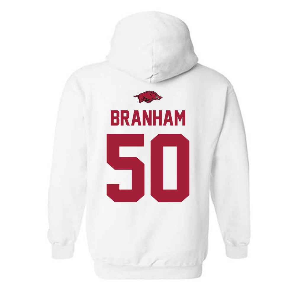 Arkansas - NCAA Football : Kobe Branham - Classic Shersey Hooded Sweatshirt-1