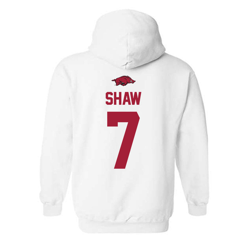 Arkansas - NCAA Football : Bradley Shaw - Classic Shersey Hooded Sweatshirt-1