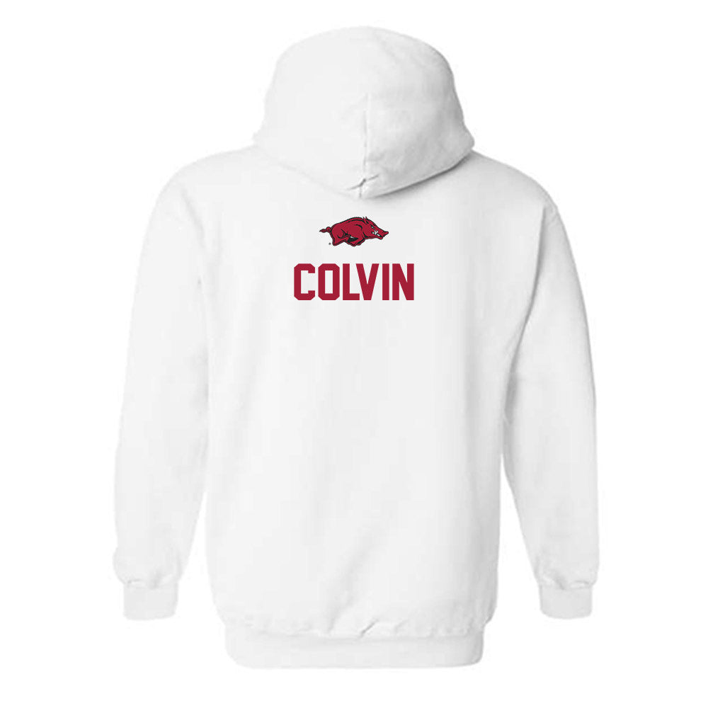 Arkansas - NCAA Women's Swimming & Diving : Gracie Colvin - Classic Shersey Hooded Sweatshirt-1