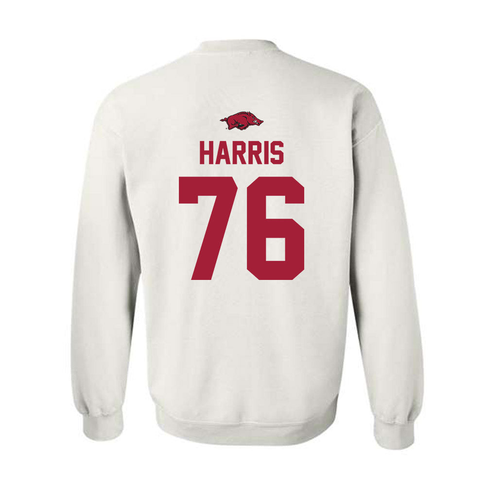 Arkansas - NCAA Football : E'Marion Harris - Classic Shersey Crewneck Sweatshirt-1