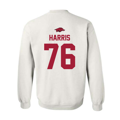 Arkansas - NCAA Football : E'Marion Harris - Classic Shersey Crewneck Sweatshirt-1