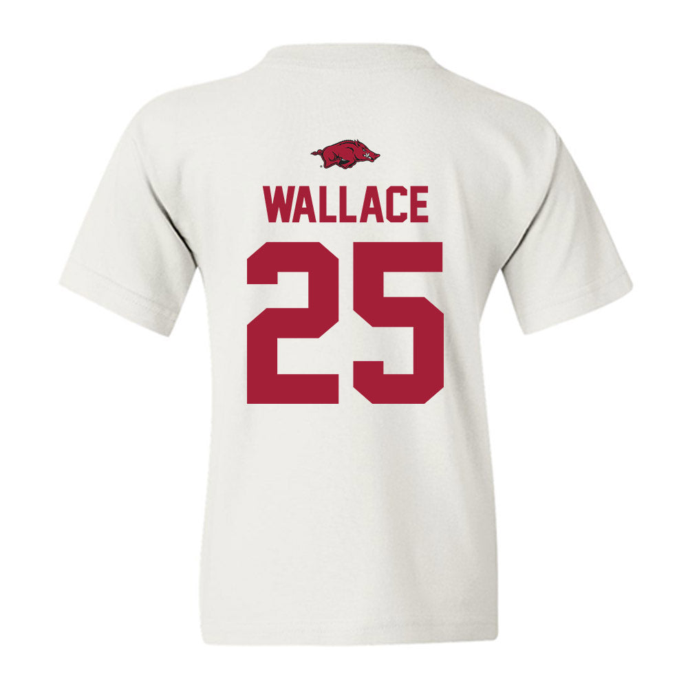 Arkansas - NCAA Football : Tavion Wallace - Classic Shersey Youth T-Shirt-1