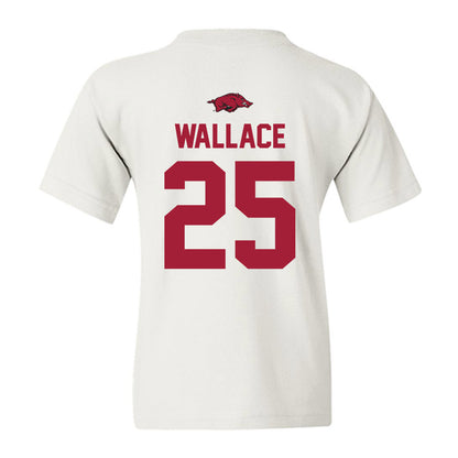 Arkansas - NCAA Football : Tavion Wallace - Classic Shersey Youth T-Shirt-1
