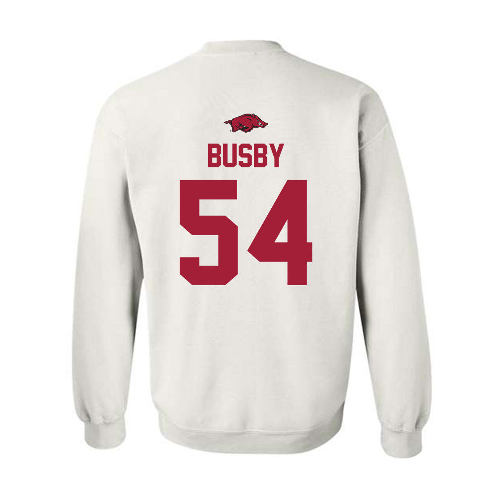 Arkansas - NCAA Baseball : Kel Busby - Crewneck Sweatshirt