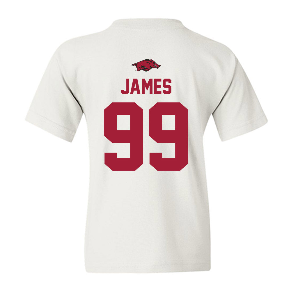 Arkansas - NCAA Football : Kaleb James - Classic Shersey Youth T-Shirt-1