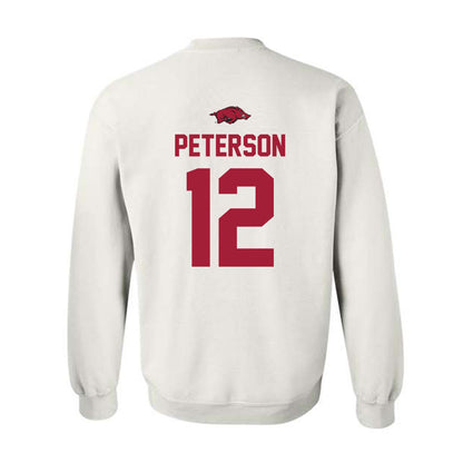 Arkansas - NCAA Baseball : Elliott Peterson - Classic Shersey Crewneck Sweatshirt-1