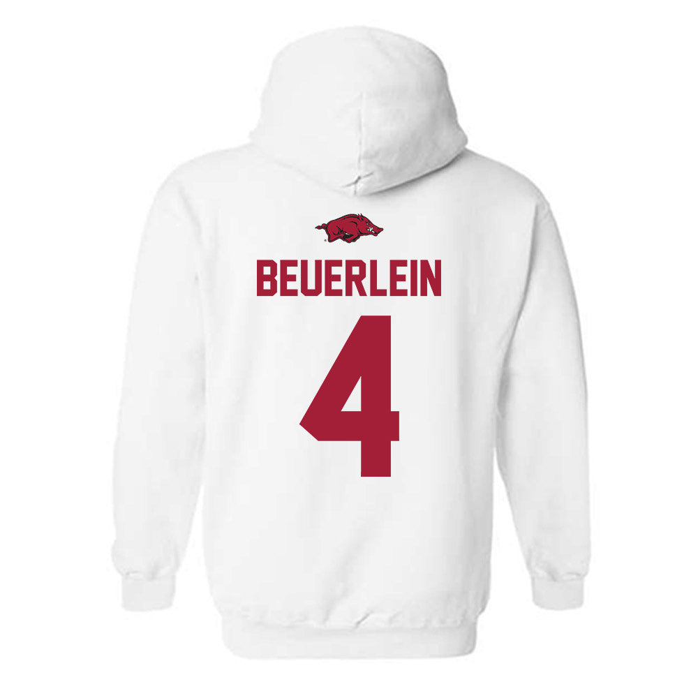 Arkansas - NCAA Softball : Reis Beuerlein - Classic Shersey Hooded Sweatshirt-1