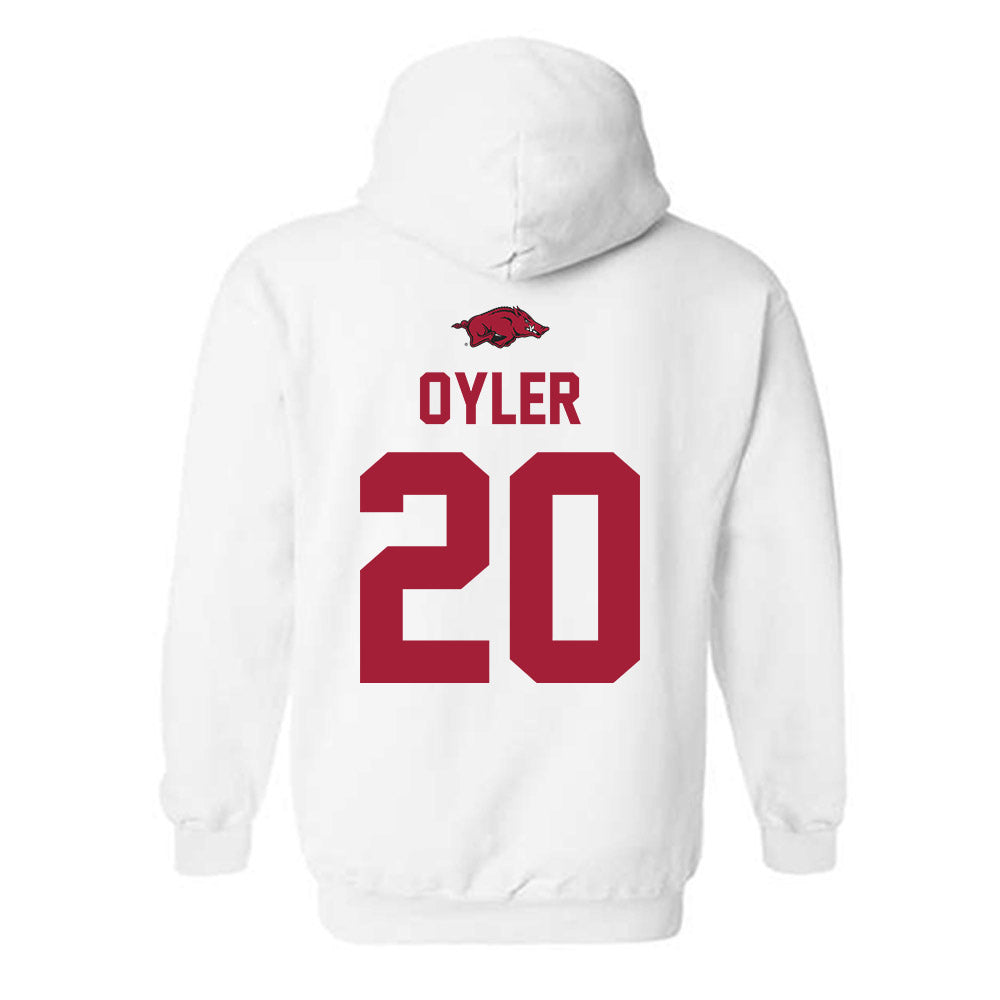 Arkansas - NCAA Women's Soccer : Kelsey Oyler - Classic Shersey Hooded Sweatshirt-1