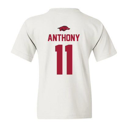 Arkansas - NCAA Football : Jordan Anthony - Classic Shersey Youth T-Shirt-1