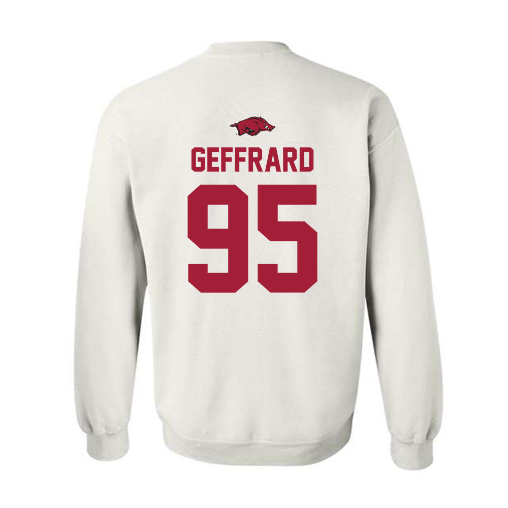 Arkansas - NCAA Football : Ian Geffrard - Classic Shersey Crewneck Sweatshirt-1