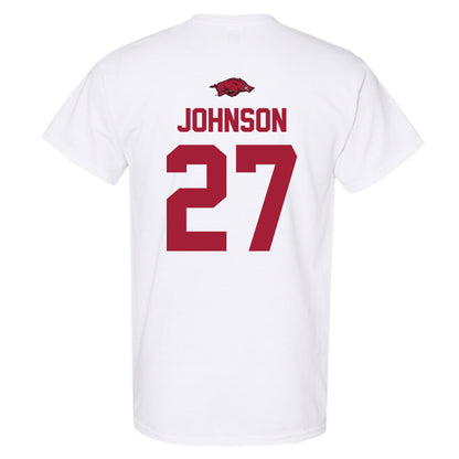 Arkansas - NCAA Football : Ahkhari Johnson - T-Shirt