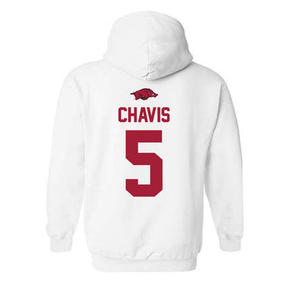 Arkansas - NCAA Men's Basketball : Cash Chavis - Hooded Sweatshirt