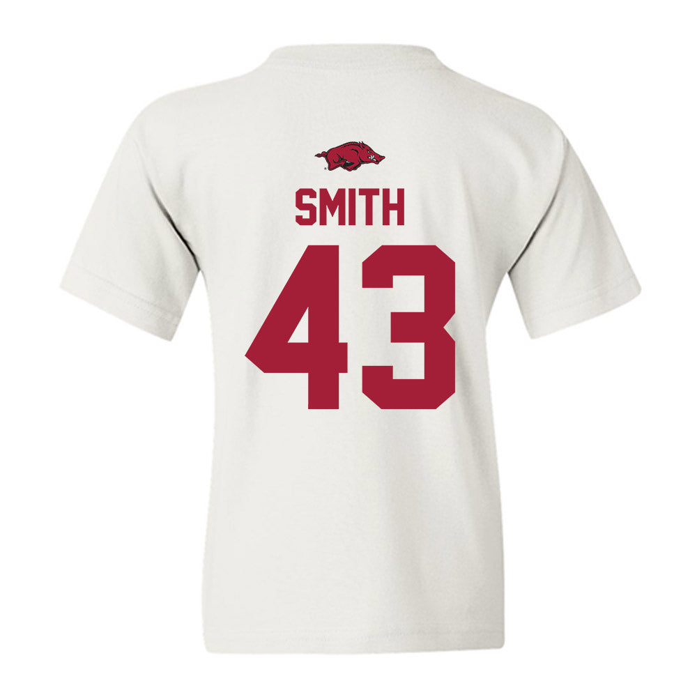 Arkansas - NCAA Baseball : Kade Smith - Classic Shersey Youth T-Shirt-1