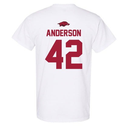 Arkansas - NCAA Baseball : Michael Anderson - Classic Shersey T-Shirt-1