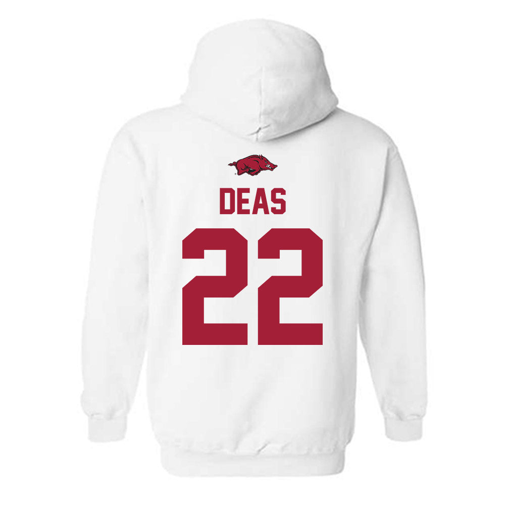 Arkansas - NCAA Women's Basketball : Bonnie Deas - Classic Shersey Hooded Sweatshirt-1