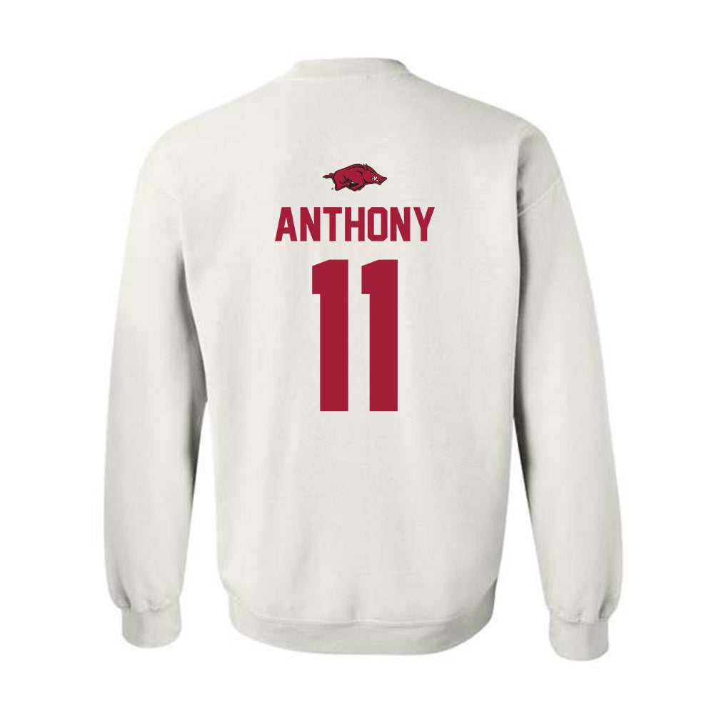 Arkansas - NCAA Football : Jordan Anthony - Classic Shersey Crewneck Sweatshirt-1