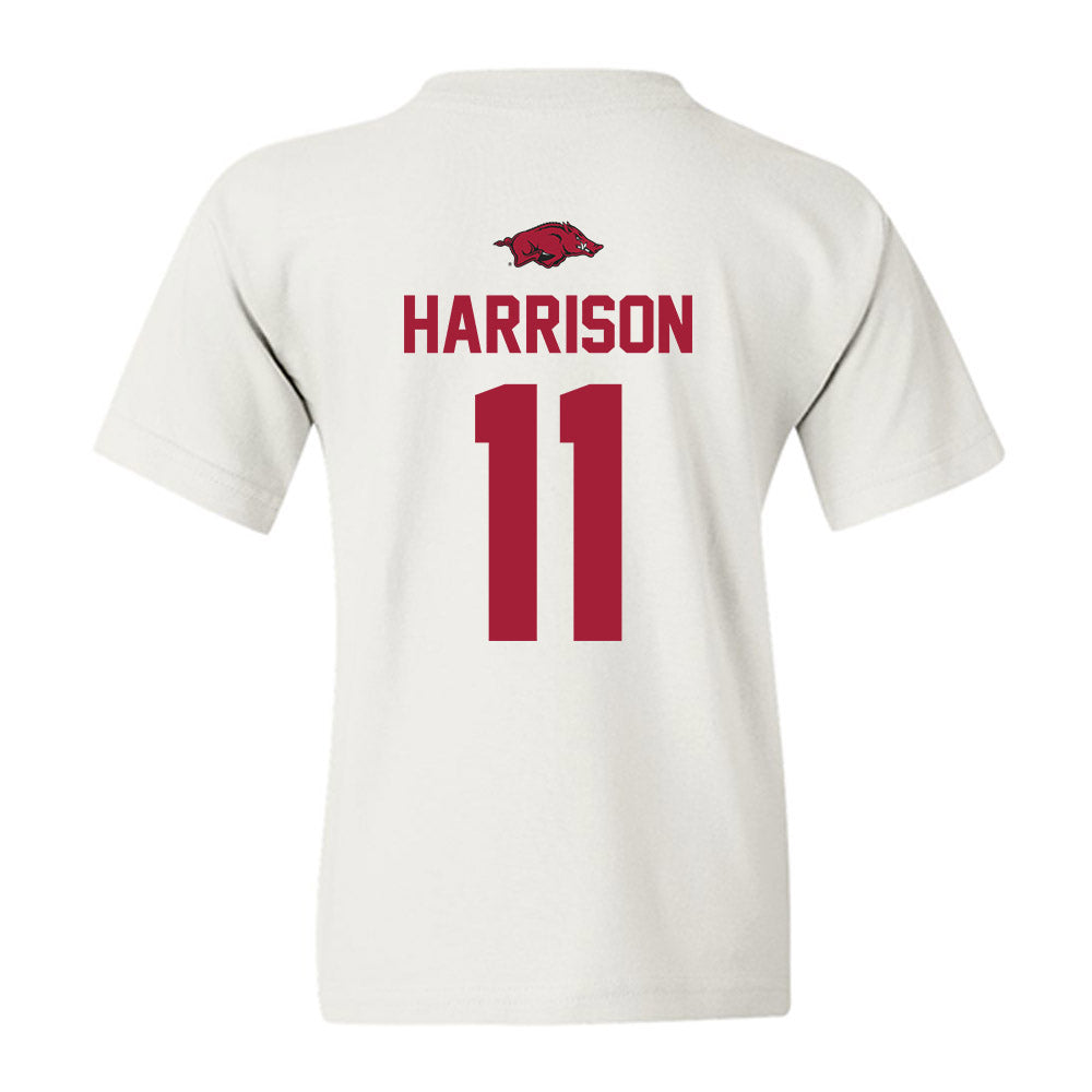 Arkansas - NCAA Football : Monte Harrison - Classic Shersey Youth T-Shirt-1