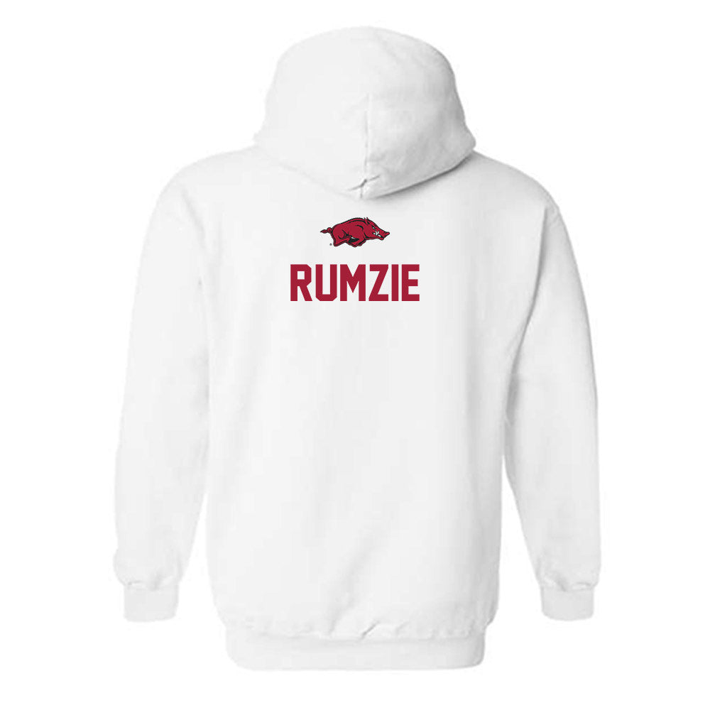 Arkansas - NCAA Women's Swimming & Diving : Claire Rumzie - Classic Shersey Hooded Sweatshirt-1