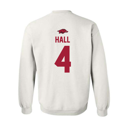 Arkansas - NCAA Women's Soccer : Jordan Hall - Classic Shersey Crewneck Sweatshirt-1