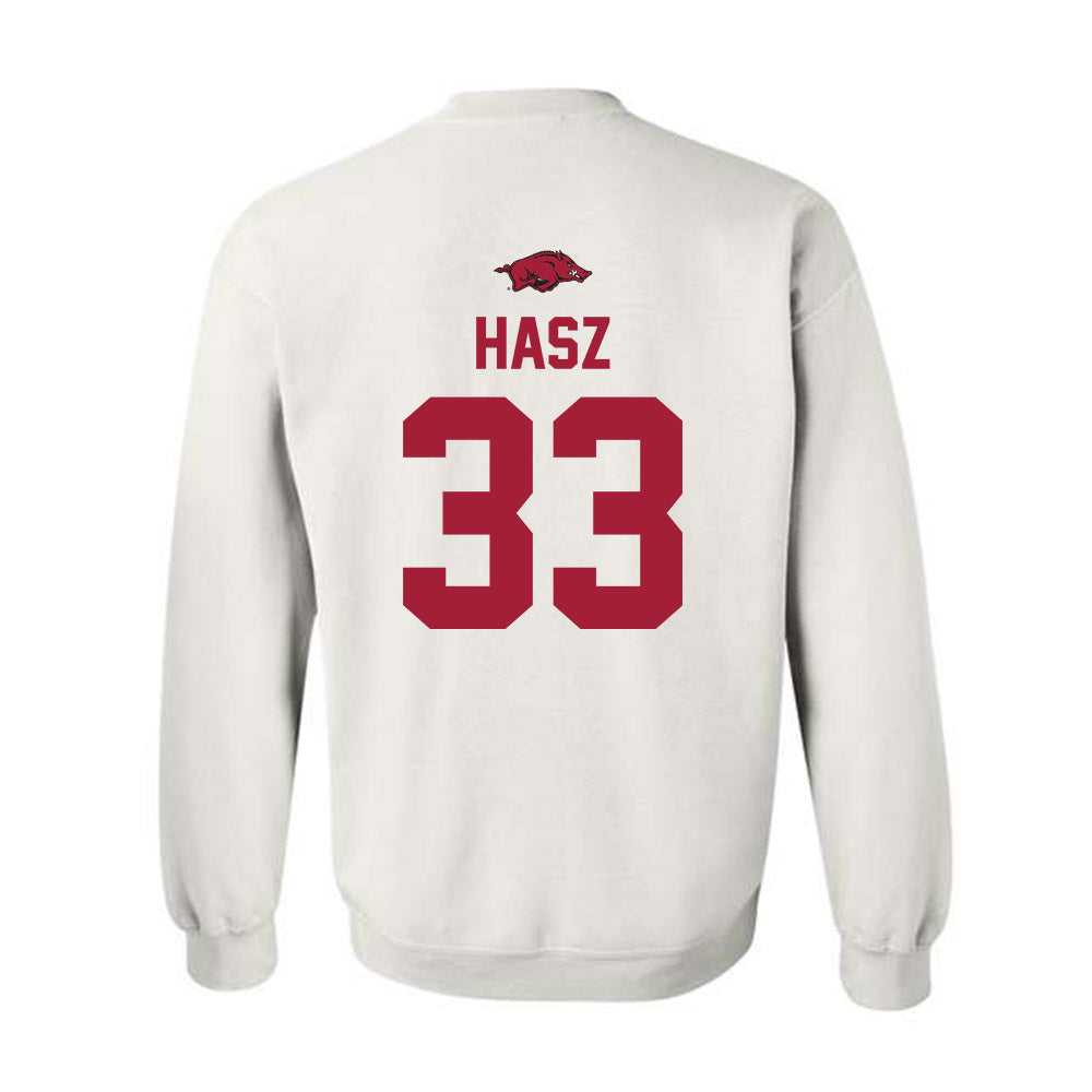 Arkansas - NCAA Football : Dylan Hasz - Classic Shersey Crewneck Sweatshirt-1