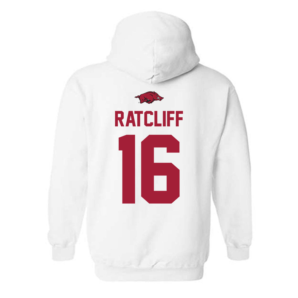 Arkansas - NCAA Softball : Carlee Ratcliff - Classic Shersey Hooded Sweatshirt-1