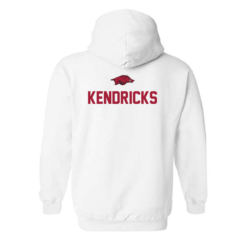 Arkansas - NCAA Men's Track & Field : John Kendricks - Classic Shersey Hooded Sweatshirt-1