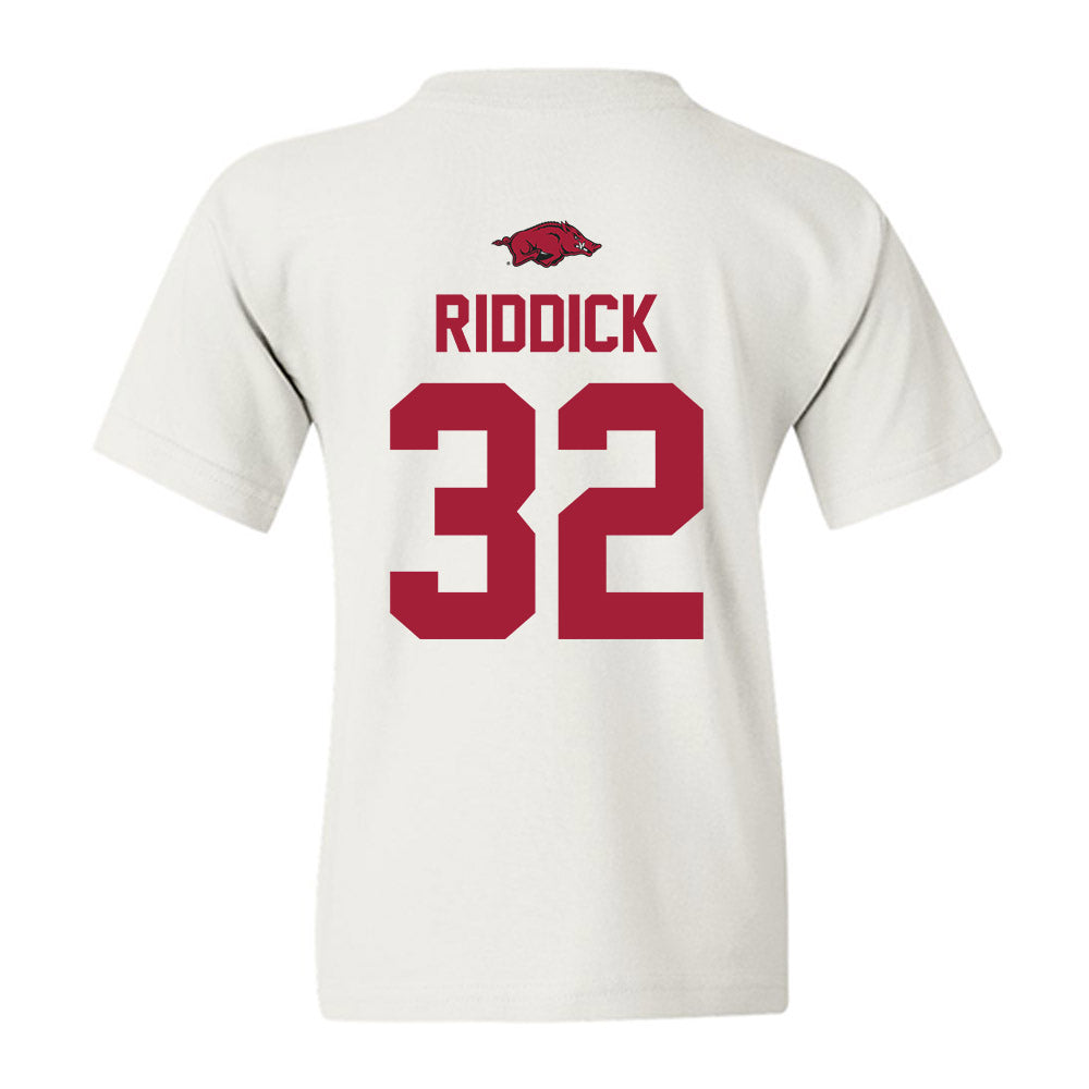 Arkansas - NCAA Women's Soccer : Mia Riddick - Classic Shersey Youth T-Shirt-1