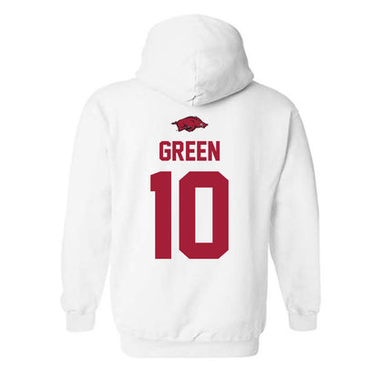 Arkansas - NCAA Football : Taylen Green - Classic Shersey Hooded Sweatshirt-1