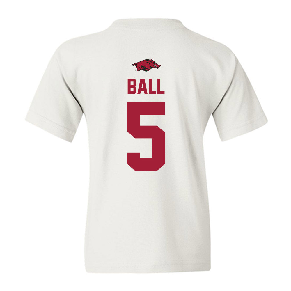 Arkansas - NCAA Football : Cameron Ball - Classic Shersey Youth T-Shirt-1