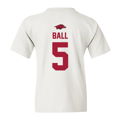 Arkansas - NCAA Football : Cameron Ball - Classic Shersey Youth T-Shirt-1