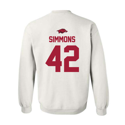 Arkansas - NCAA Football : Wyatt Simmons - Classic Shersey Crewneck Sweatshirt-1