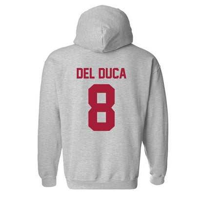 Arkansas - NCAA Softball : Kyler Del Duca - Hooded Sweatshirt-1