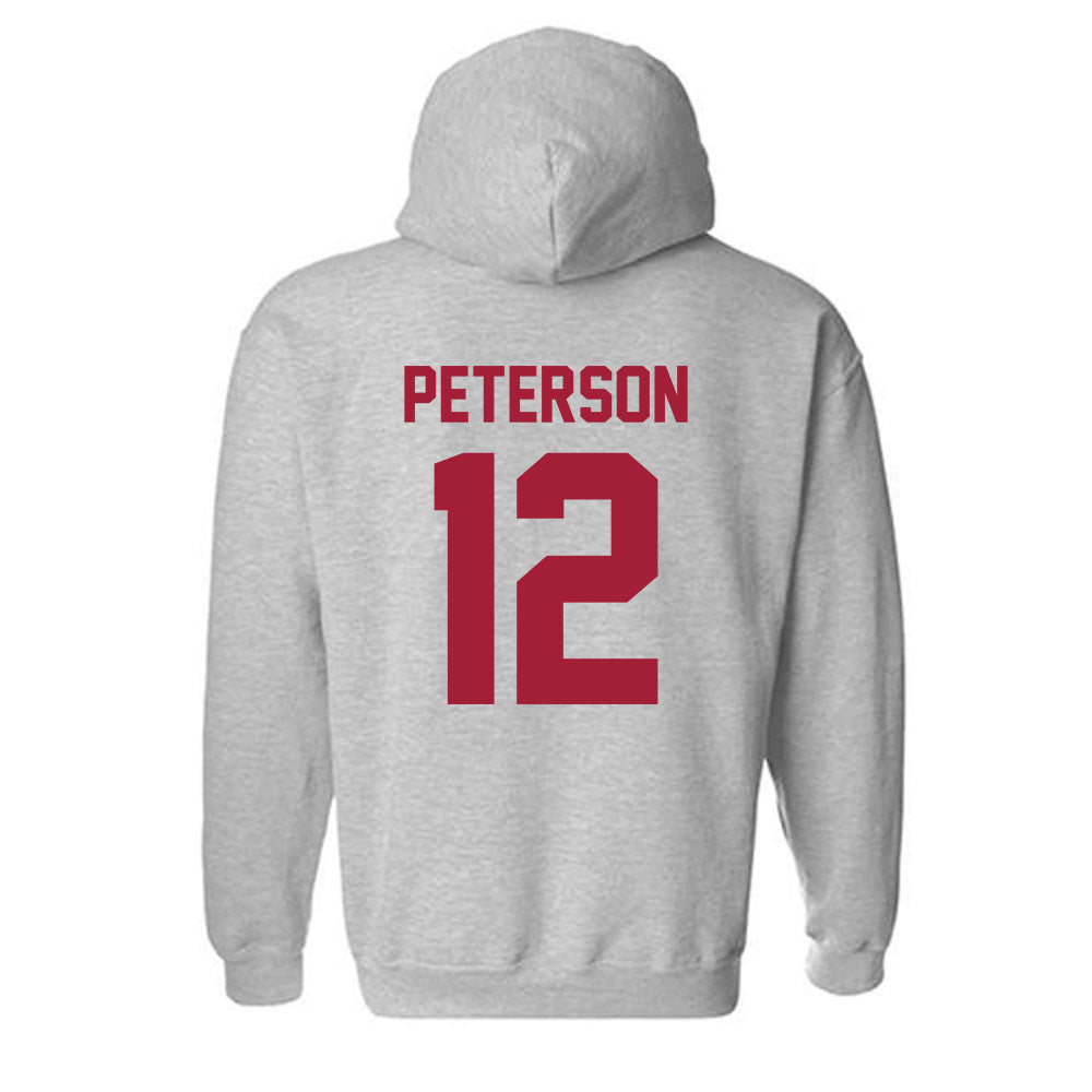 Arkansas - NCAA Baseball : Elliott Peterson - Hooded Sweatshirt-1