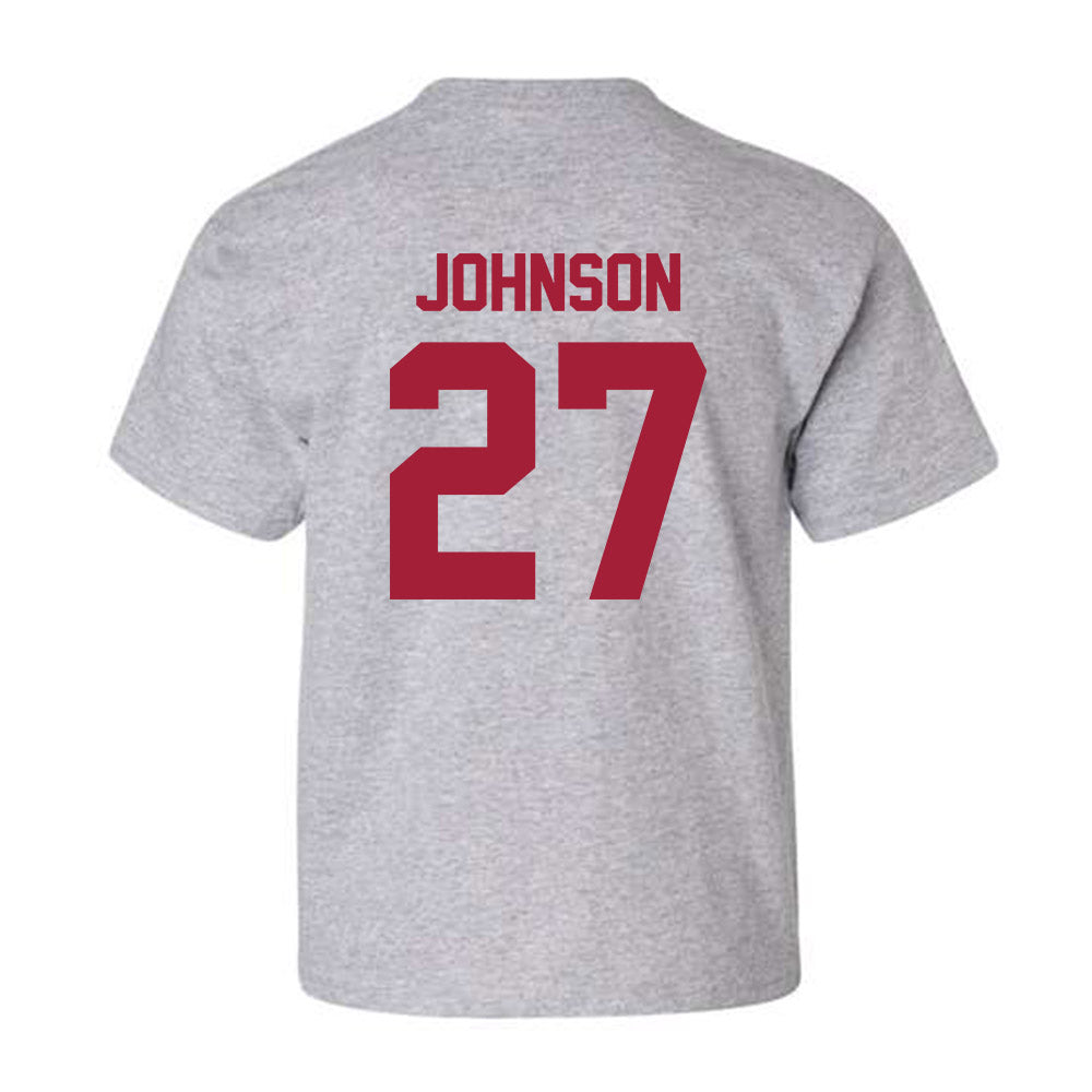 Arkansas - NCAA Football : Ahkhari Johnson - Youth T-Shirt